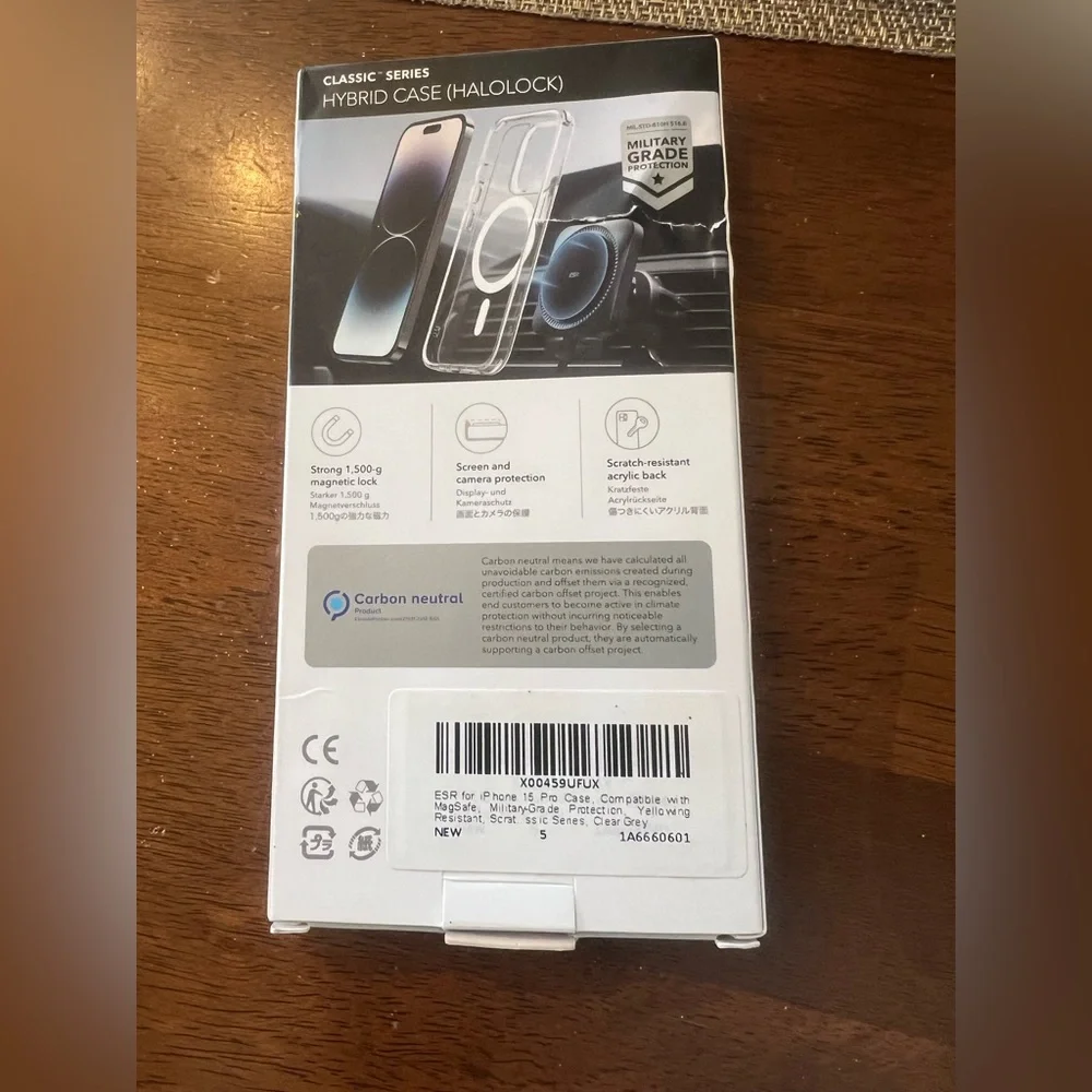 Mag Safe IPhone 15‎ Pro cell case
